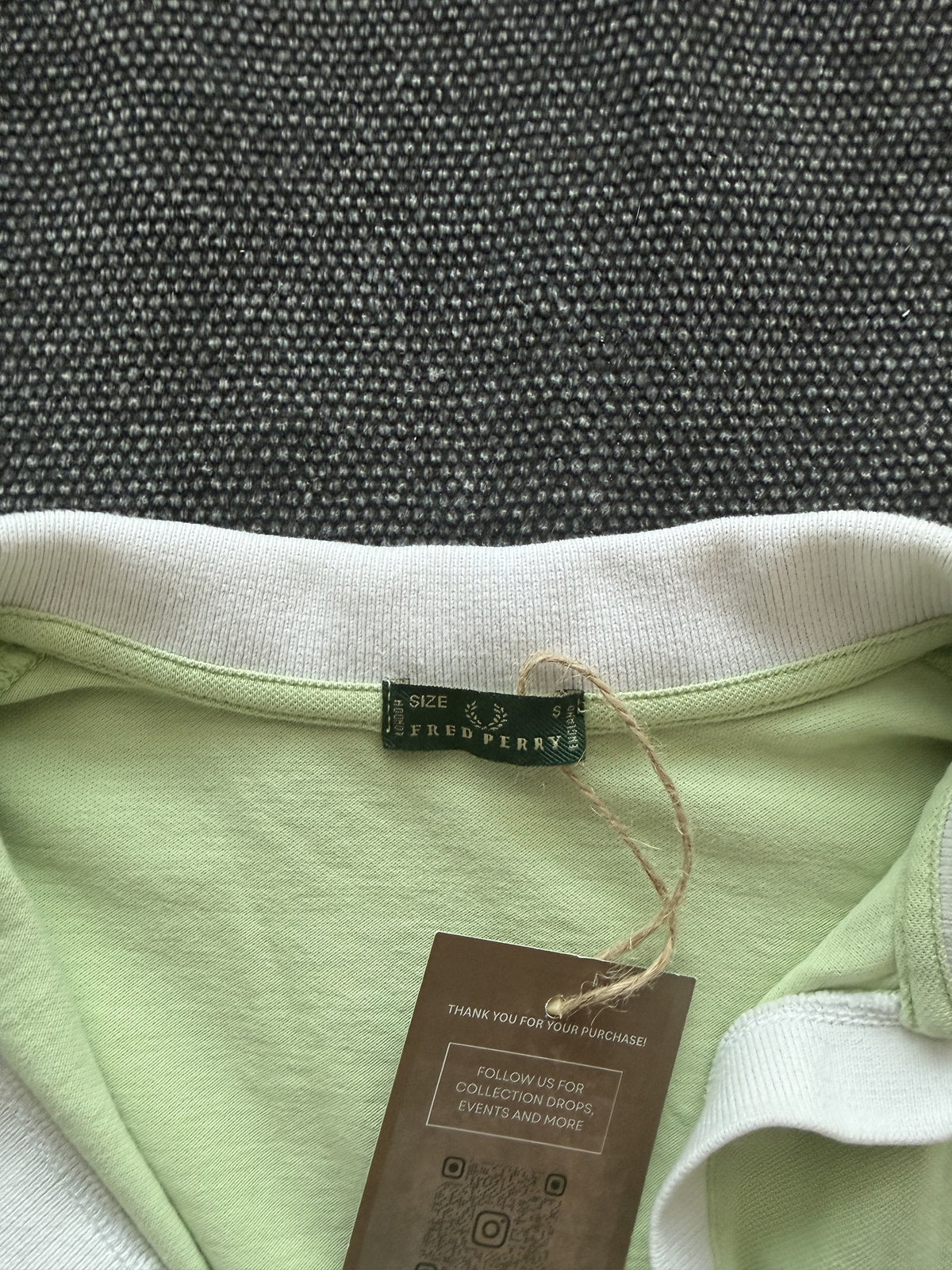 Fred Perry Polo Hellgrün – Ansicht 5