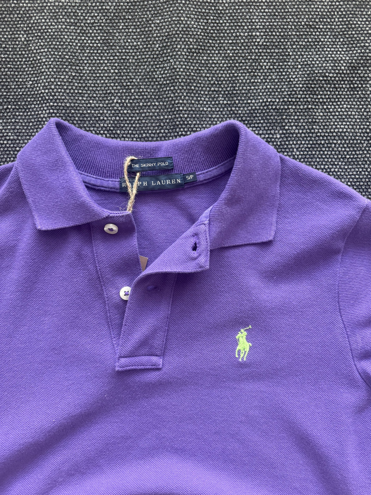 Polo Ralph Lauren Skinny Polo Violett – Ansicht 4