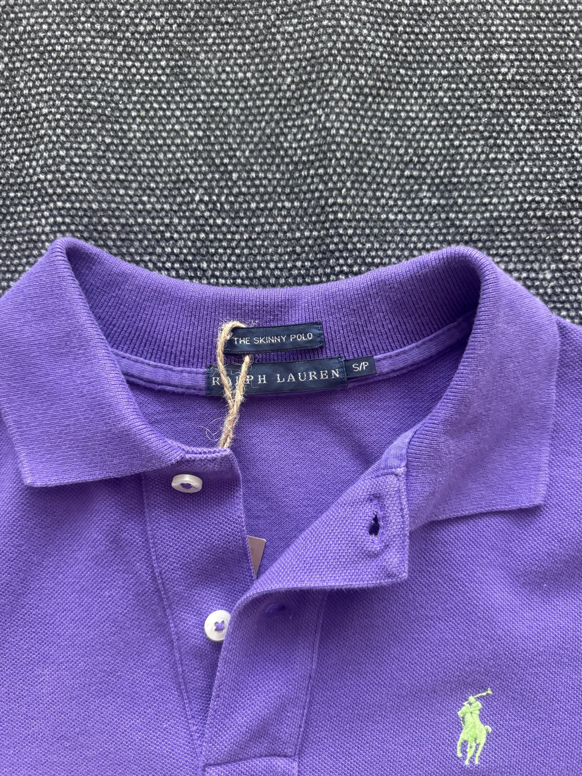 Polo Ralph Lauren Skinny Polo Violett – Ansicht 5