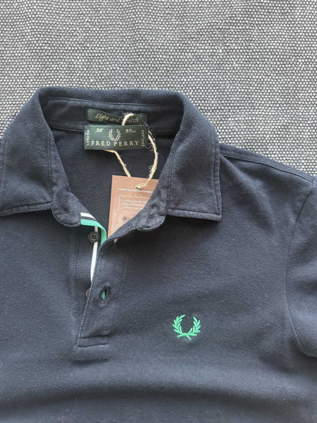 Fred Perry Polo Dunkelblau – Ansicht 4