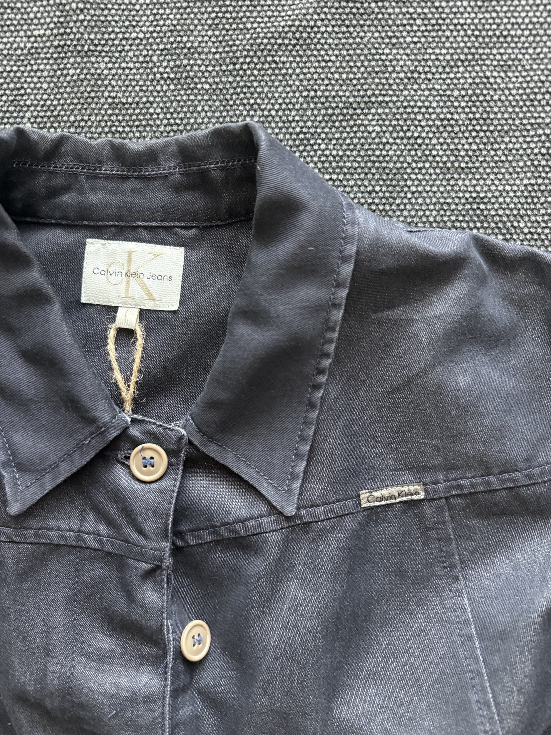 Calvin Klein Jeans Jacke Dunkelgrau – Ansicht 4