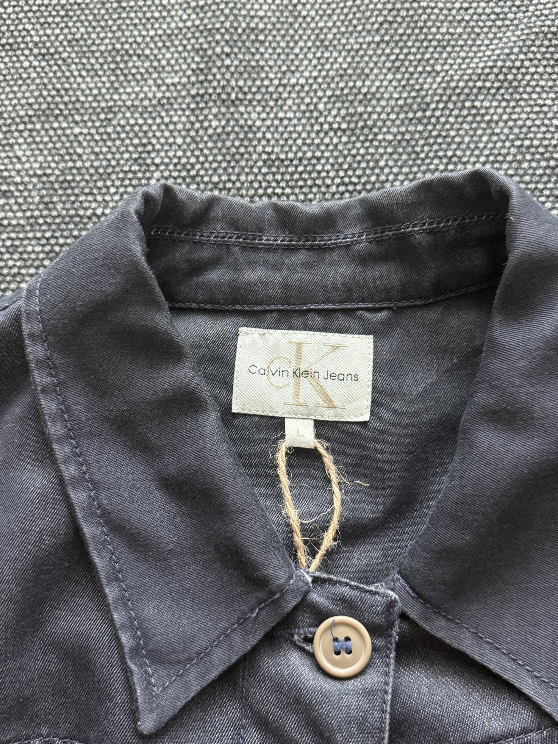 Calvin Klein Jeans Jacke Dunkelgrau – Ansicht 6