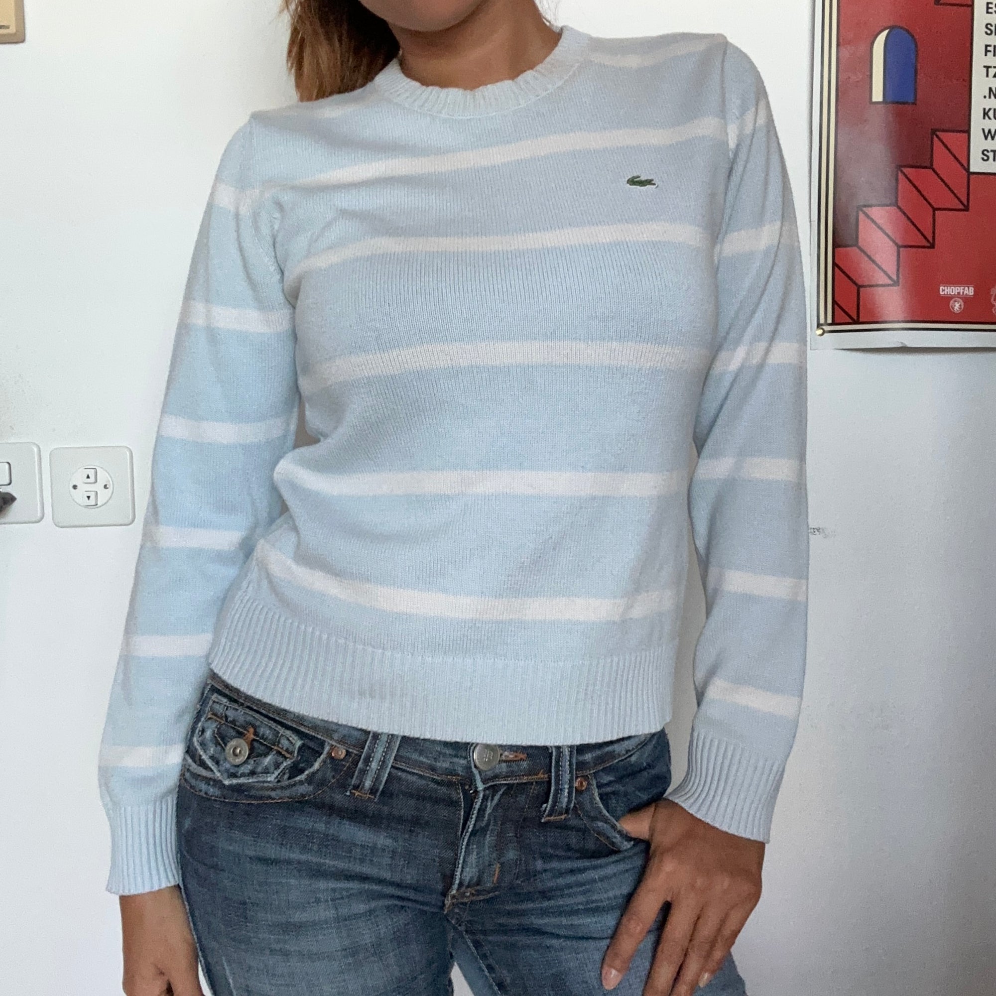 Lacoste Pullover mit Streifen – Ansicht 2