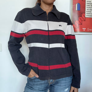 Burberry Zip-Cardigan aus Wolle (M)