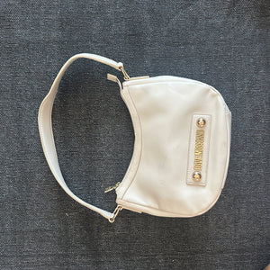 Love Moschino Schultertasche in Cremeweiss