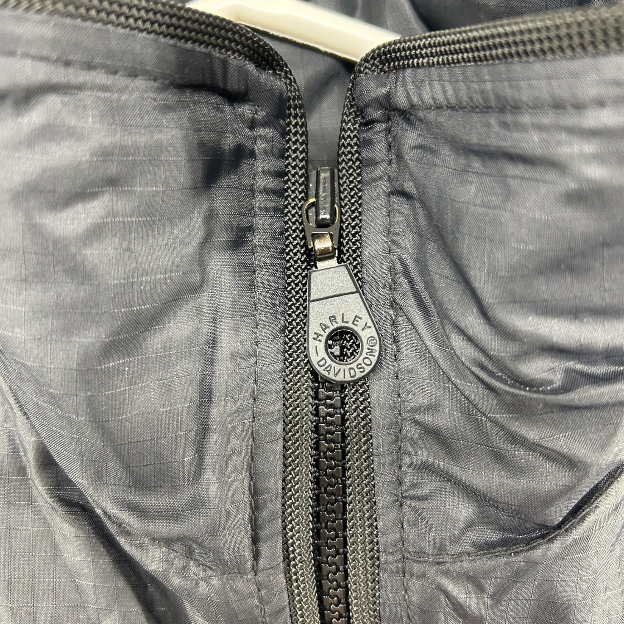 Harley-Davidson Winter Parka (S) – Schwarzer Nylon Heated