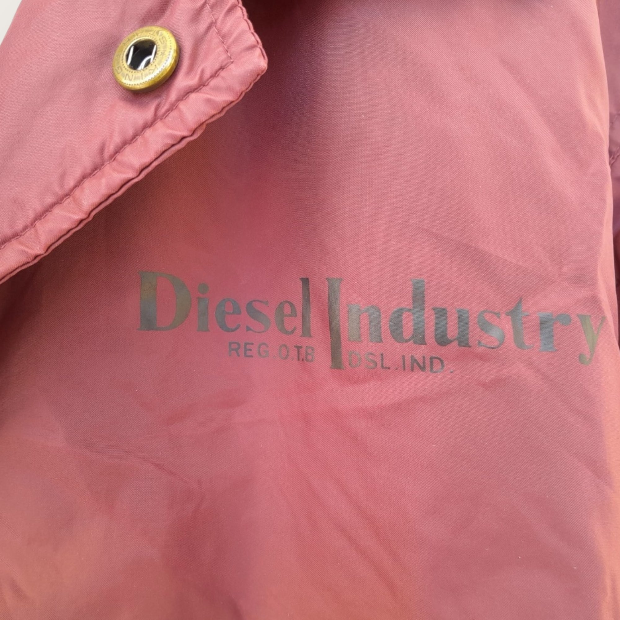 Vintage Diesel Jacke (L) – Burgundy Coach Style